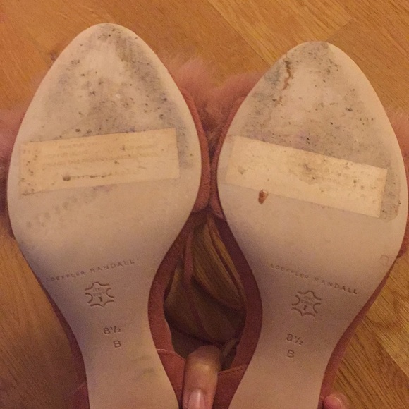 Loeffler Randall Nicolette Fox Fur Block Heel - Picture 7 of 7